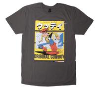 (L, Charcoal Grey) Toy Story Unisex Adult Original Cowboy T-Shirt