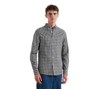 (L, Charcoal Marl) Farah Mens Milners Checked Shirt