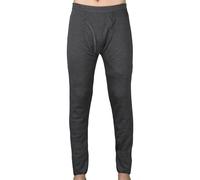 (L, Charcoal) Men Underwear Long Johns Baselayer Bottom Trouser