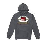 (L, Charcoal) Star Trek Mens Cochrane Library Hoodie