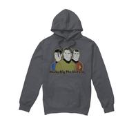 (L, Charcoal) Star Trek Mens Dig It Hoodie