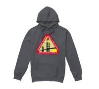 (L, Charcoal) Star Trek Mens Starfleet Academy Hoodie