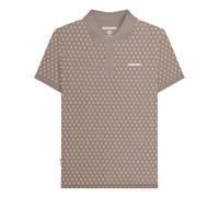 (L, Cinder) Lambretta Mens AW24 Geometric Polo Shirt
