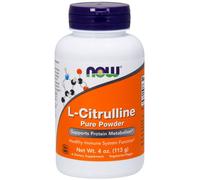 L-Citrulline 100% Pure Powder by Now Foods - 113g - Immune System Support
