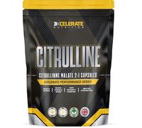 L-Citrulline Malate 1500mg Capsules - for Enhanced Endurance & Muscle Recovery | Vegan Friendly, Non-GMO Pre-Workout Supplement for Performance & Energy Boost - by XCelerate Nutrition (60 Capsules)