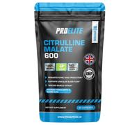 L Citrulline Malate 60 Vegan Capsules | High Strength 1200mg | Boost Circulation, Performance & Muscle Recovery | 100% Natural, Preservative & Filler Free | Resealable and Recyclable Pouch by PROELITE