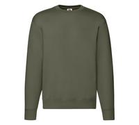 (L, Classic Olive) Fruit of the Loom Mens Premium Set-in Sweatshirt