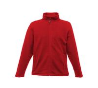(L, Classic Red) Regatta Mens Plain Micro Fleece Full Zip Jacket (Layer Lite)