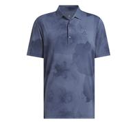 (L, Collegiate Navy/Ink) adidas Golf Mens 2025 Ultimate365 Tour Printed Breathable Left Chest Polo Shirt