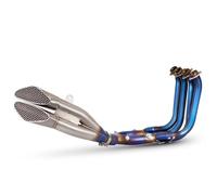 L Compatible With S1000RR For S1000R 2019 2020 2021 2022 2023 2024 Motorcycle Modify Exhaust Front Pipe Double Exit Muffler