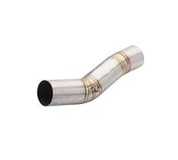 L Compatible With Suzuki For GSXR600 For GSXR750 For K8 For K9 2008 2009 51mm Slip-on Motorcycle Muffler Exhaust Section Adapter Tube Middle Link Pipe