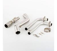 L Compatible With T-MAX530 2017 2018 2019 2020 2021 Motorbike Exhaust Middle Link Pipe Motorbike Exhaust Pipe