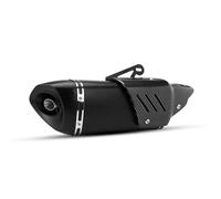 L Compatible With XMAX300 For TRACER Universal Motorbike Accessories 51mm Motorcycle Exhaust Modify With Cover Oblique Triangle Muffler(C)