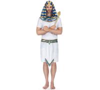 (L) Complete Egyptian pharaoh costume for men