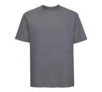 (L, Convoy Grey) Russell Mens Classic Combed Cotton Heavyweight T-Shirt