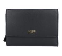 L.Credi Evelyn wallet RFID leather 14.5 cm black