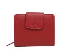 L.Credi Maranello wallet leather 12.5 cm red