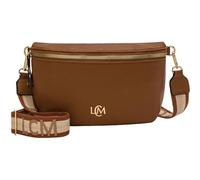 L.CREDI Matilda Women's Shoulder Bag Brown Faux Leather, Cognac, One Size