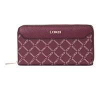 L.Credi Purse Filiberta Zip Around Wallet Cherry Shade Berry | Zipped compartment on the back