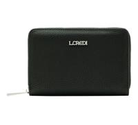 L.Credi Purse Perla Zip Around Wallet Black