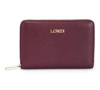 L.Credi Purse Perla Zip Around Wallet Cherry Shade Berry