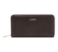 L.Credi Purse Perla Zip Around Wallet Chocolate Dark Brown