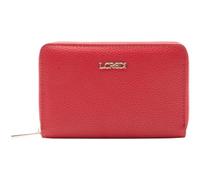L.Credi Purse Perla Zip Around Wallet Red