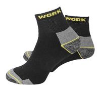 L+D 25773-43-46 Work Socks Short 3 Pairs Padded Sweat-Absorbent