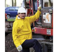 L+D 4052-M Rain Jacket PUPlus Yellow Size M EN 343/03+A1/07 EN 340/03