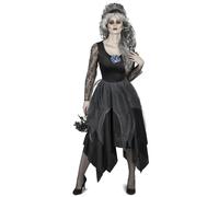 (L) Dark bride lace costume for women