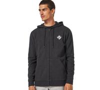 Oakley Men's Palms B1b Full Zip Sweatshirt, Dark Grey Heather, Large