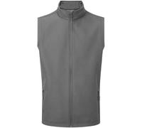 (L, Dark Grey) Premier Mens Wind Resistant Gilet