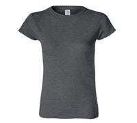 (L, Dark Heather) Gildan Ladies Soft Style Short Sleeve T-Shirt