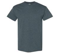 (L, Dark Heather) Gildan Mens Heavy Cotton Short Sleeve T-Shirt