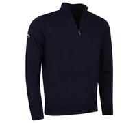 (L, Dark Navy) Callaway Mens Ribbed 1/4 Zip Tour Merino Woolmark Sweater