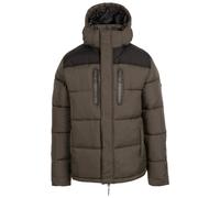 (L, Dark Vine) Trespass Mens Parkstone Quilted Jacket