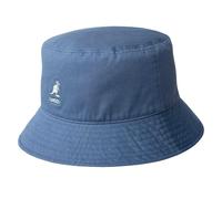 (L, Denim Blue) Kangol Unisex Adult Washed Cotton Casual Bucket Hat