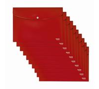 L:Document Wallet Recycle A4 PP red