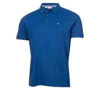 Calvin Klein Mens Campus 3 Button Polo Shirt - Dresden Blue - L
