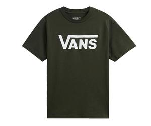 (L, Dried Kelp) Vans Boys Classic Cotton Short Sleeve Casual Crew Neck T-Shirt Top Tee