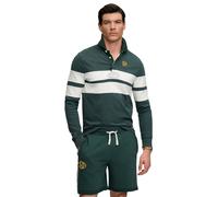 (L, Eagle Green) Superdry Mens Vintage Athletic Rugby Short Sleeve Polo Shirt