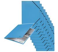 L:Elastic Folder Recycle A4 Blue Corner tensioner folder Blue