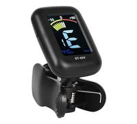 l Electronic Tuner with Silicone Pickup, Portable Mini Tuning Device Compatible with Acoustic Electric Guitar Bass, A0-C8 Range, A4 430-450Hz, CR2032 Battery