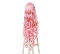 L-email wig 40inch 100cm Long Cosplay Wigs 10 Colors Long Wavy Black Red Brown White Synthetic Hair Perucas Cosplay Wig 38inches Pink