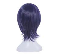 L-Email Wig Game Persona 5 Cosplay Wigs Ann Takamaki Makoto Niijima Futaba Sakura Ren Amamiya Synthetic Hair Perucas Cosplay Wig 30Cm Purple