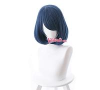 L-email wig New Domestic na Kanojo Rui Tachibana Cosplay Wigs 33cm Dark Blue Straight Synthetic Hair Perucas Cosplay Wig