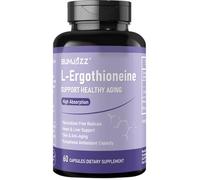 L-Ergothioneine Capsules 60 Counts 30mg Supplements for Healthy Aging, Immune Support, Heart Health, Brain Health, and Liver Health