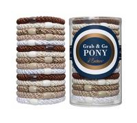 L. Erickson Grab & Go Pony Tube - Light Gold Metallic by L. Erickson