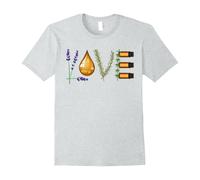 (L) Essential Oils Shirt: Funny Love Letters Oil Aromatherapy-Father's Day
