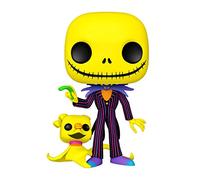 L´étrange Noël de Mr. Jack Super Sized Jumbo POP! Vinyl figurine Jack Skellington & Zero (Blacklight) 25 cm